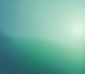 A soft blue to dark green gradient abstract background relaxing