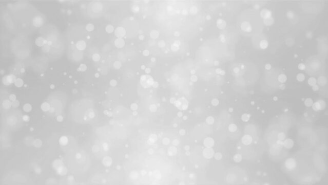 grey abstract blinking glowing glittering bokeh backdrop particles dust with moving light particles background for award , event, wedding, celebration