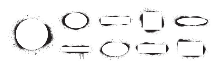 grunge spray paint frame copy space