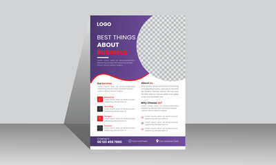 Professional Modern Creative Flyer Design.Personal Flyer Design With Company logo.