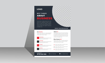 Professional Modern Creative Flyer Design.Personal Flyer Design With Company logo.