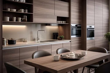 Foto op Plexiglas luxury designed kitchen in a small apartment © Lucas