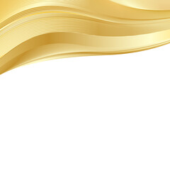 abstract golden shapes wave lines