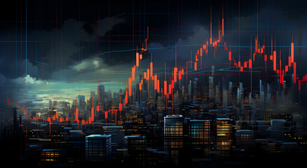 chart stock market, forex trading graph, graphic concept, finance market graphs, Investment finance chart, Panoramic abstract backdrop, glow data visualization