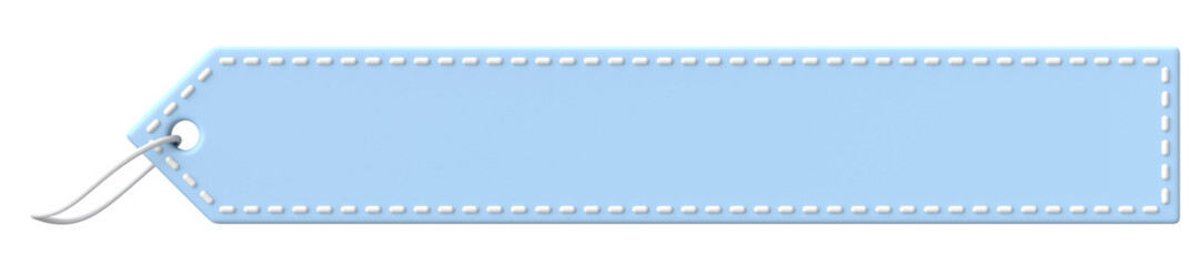 Title label. Header label. 3D illustration.