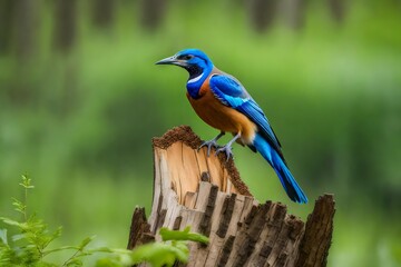 Obraz premium kingfisher on the branch