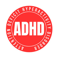 ADHD attention deficit hyperactivity disorder symbol icon