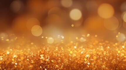 a golden glitter bokeh background with sparkles, orange and gold, spectacular backdrops, poured