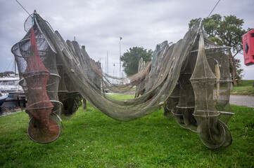 Fishing Nets in the Harbor