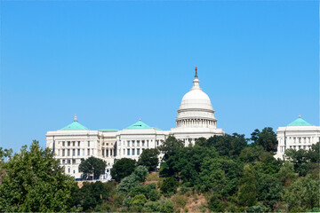Obraz premium Us capitol building - Usa.Generative AI
