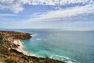 Beautiful beach and seascape in Portugal