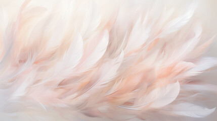 Fototapeta na wymiar Soft white down or feathers from a dove or swan. Background texture on the concept of softness. 