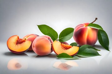 apricots with leaves