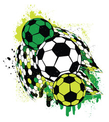 Football vector illustration for t-shirt. Sport print for boy © Kseniia Koval