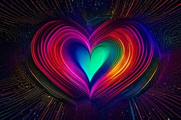 abstract heart background