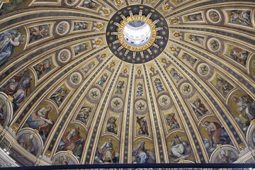 Saint Peter's Basilica Dome in Italy