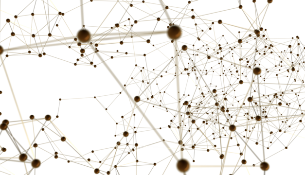 Abstract digital background of points and lines. Glowing plexus. Big data. Network or connection.