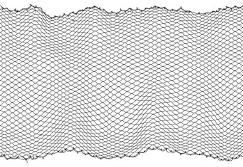 Fish net background or fishnet pattern with fishing rope texture, vector sea or ocean grid. Fishnet fabric of lines, fisherman or hunting catch neat or marine mesh lattice pattern background - obrazy, fototapety, plakaty
