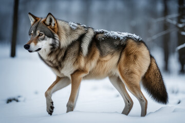 Obraz premium wildlife photography of a wolf