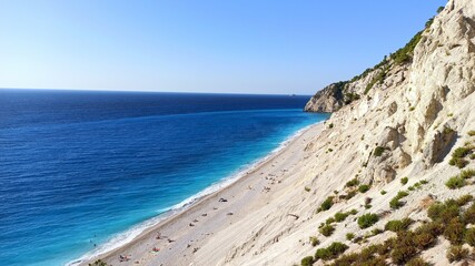 beach and sea