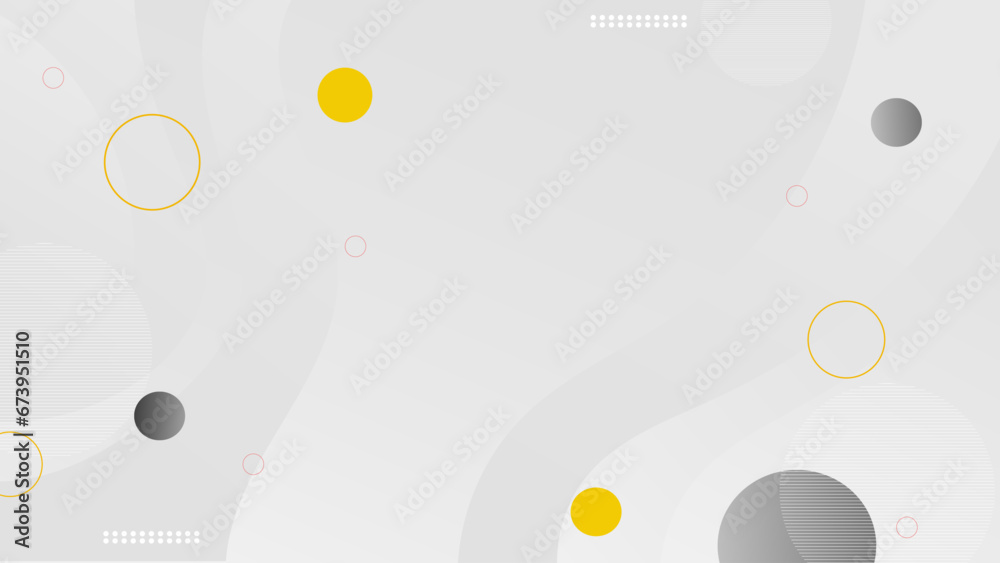 Sticker abstract gradient white wave and colorful round background, minimal dynamic curve graphic, modern gr