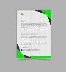 Modern Creative & Clean business style letterhead bundle of your corporate project design.set to print with vector & illustration. corporate letterhead.