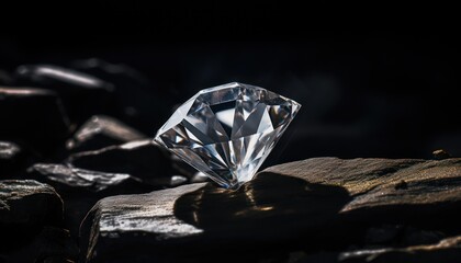 Photo of a Shimmering Gem Amidst a Towering Heap of Stones