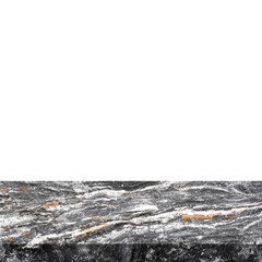 Marble table top for  product display with white background 
