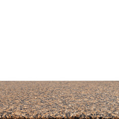 Marble table top for  product display with white background 