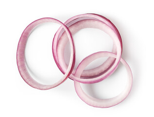Sliced red onion
