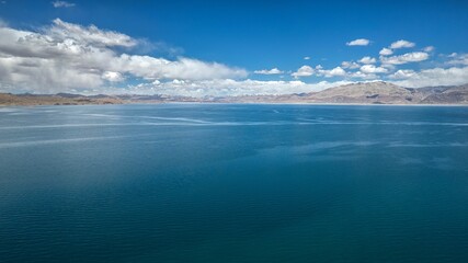 Scenic view of Bangong Lake in Ritu County, Ali Prefecture, Tibet, China