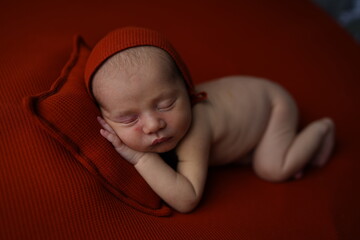 Newborn baby boy photo shoot