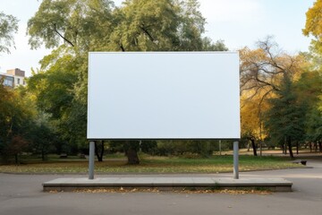 Fototapeta premium Mock up Corporate branding billboard. isolate background. Generative AI