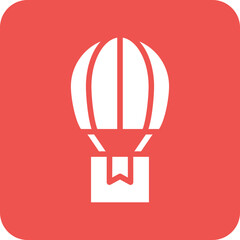 Air Balloon Delivery Icon