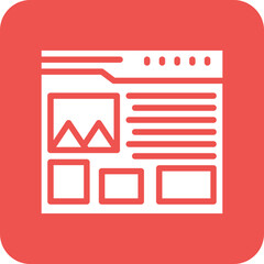 Website Layout Icon