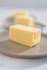 Melting unsalted butter