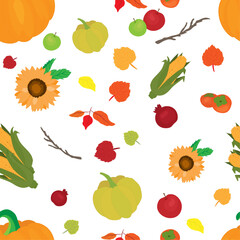 seamless autumn pattern 