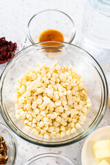 Homemade White Chocolate Cranberry Pecan Fudge