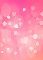 Pink bokeh background for seasonal and holidays event with copy space for text or image, Best suitable for online Ads, poster, banner, sale, celebrations and various design works