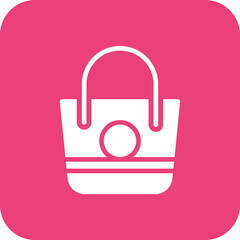 Obraz premium Beach Bag Icon
