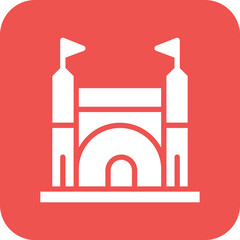 Fototapeta premium Bouncy Castle Icon