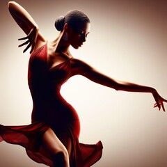 Vibrant Salsa Solo Elegance: A Captivating Showcase