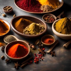 Flavorful Spice Mix for Culinary Creations: Aromatic Curry Powder with Cinnamon, Cardamom and More!, Spice mix adds flavor to cooking.