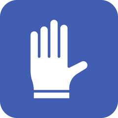 Fototapeta premium Electrician Gloves Icon