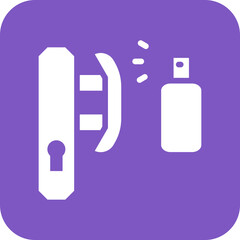 Cleaning Door Handle Icon