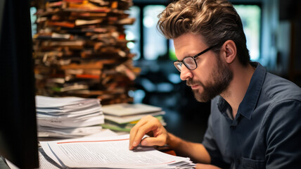 Dedicated Editor Ensuring Quality Layout and Content Accuracy Before Final Publication