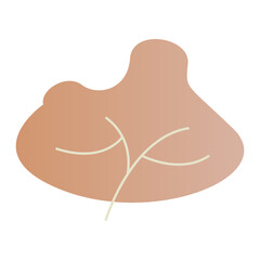 Abstract Autumn Leave Clipart