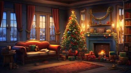 Christmas room
