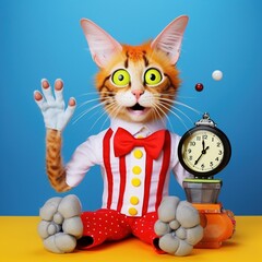 Paws and Play: A Yearlong Journey Through the Quirky and Creative World of Stylish Cats, Artistic Photography, and Monthly Fashion Delights