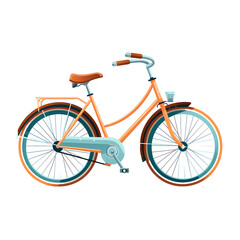 Fototapeta premium bicycle flat clipart 